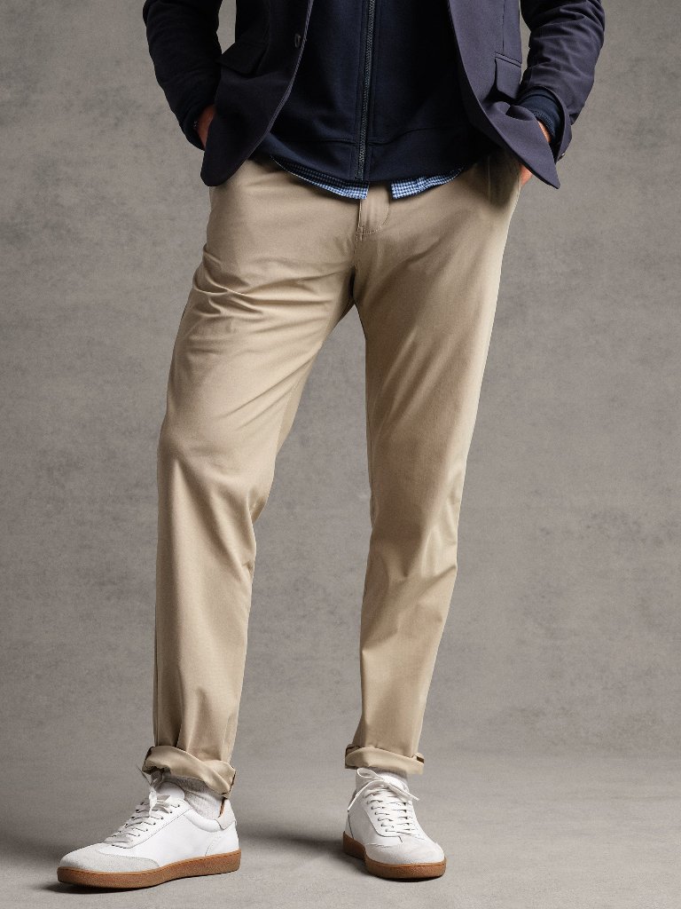 Rhone Commuter Pant Classic Men's 40x30 Khaki Flex-Knit